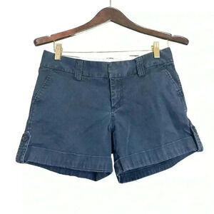 Banana Republic Navy Blue Chino Shorts Size 6